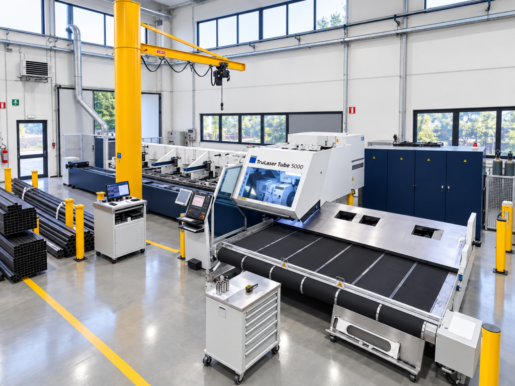 Impianto di taglio laser tubo Nuova CAM